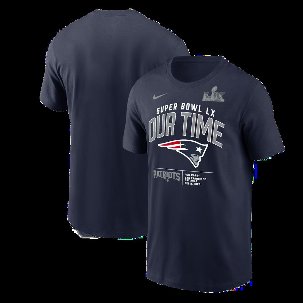 Men 2026 NFL New England Patriots T-shirt blue 02